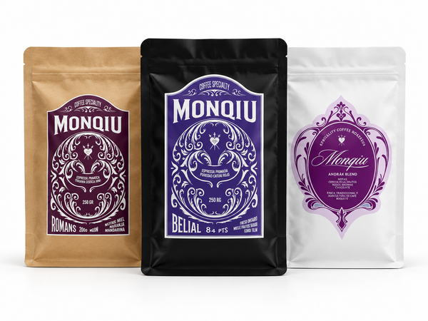 Pack Descubre Monqiu | 3 Cafés de Especialidad de 250 g
